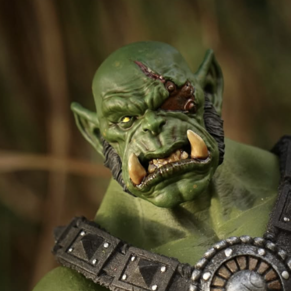 Noah Ogre sized painted headsculpt