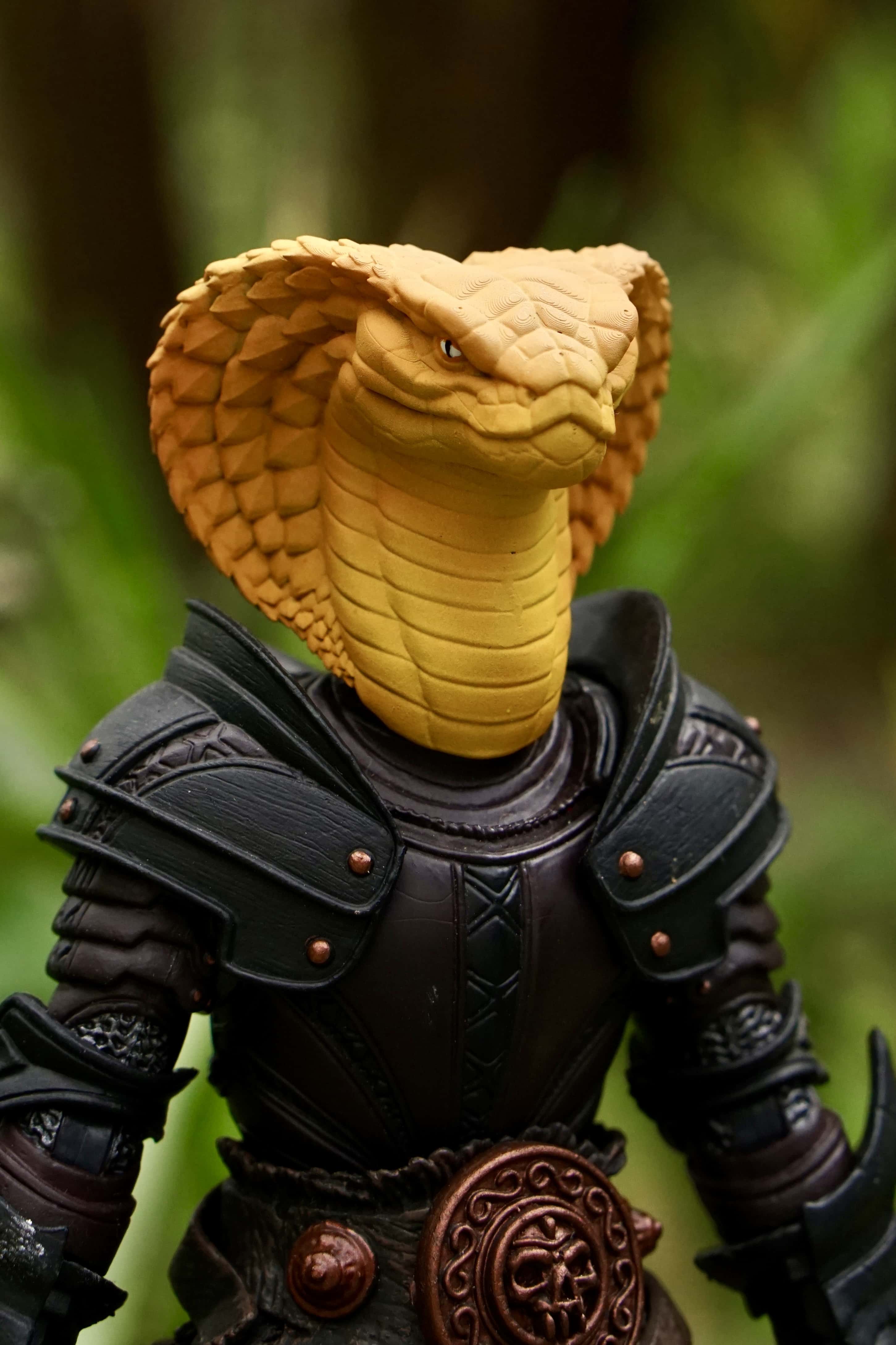 Cobra yellow painted headsculpt