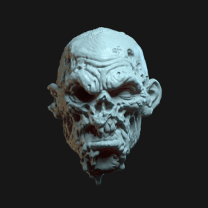 MW zombie closed mouth with mocos