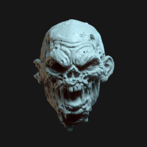 MW zombie open mouth with mocos