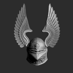 Gwawrddu helm (bird knight)