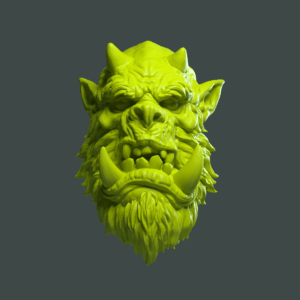 Thrumgash Orc 1.0 with beard