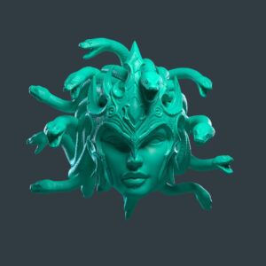 Medusa with tiara closed mouth 2.0