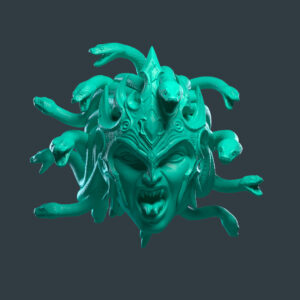 Medusa with tiara open mouth 2.0