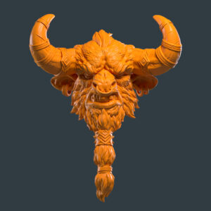 Minotaur single braid showing teeth 1.0