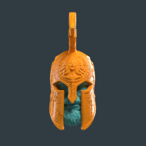 Spartan with helmet closed mouth 1.0