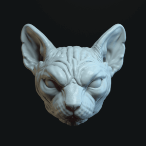 Scr’Tuhm the cat closed mouth