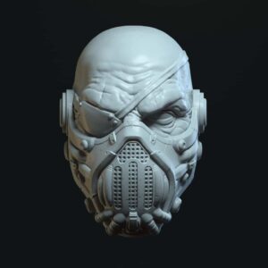 Neba with mask and eyepatch