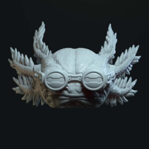 Axolotl regular with googles