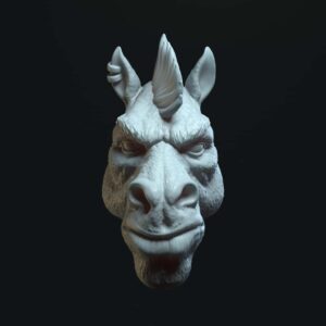 Horse closed mouth (no neck) 1.0