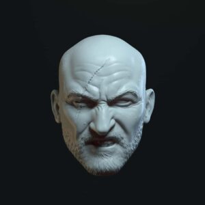 Viking Locke  bald angry expression