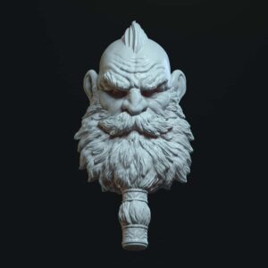 Davorn the dwarf (with moustache)