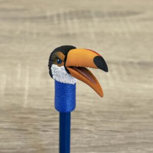 Open mouth Tucan painted piece