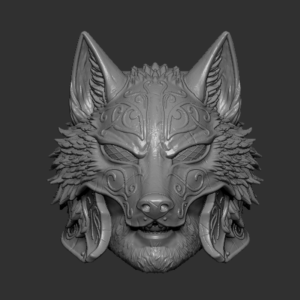 Wolf Knight exposed face