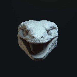 Gecko open mouth