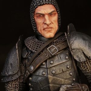 Chainmail knight painted headsculpt