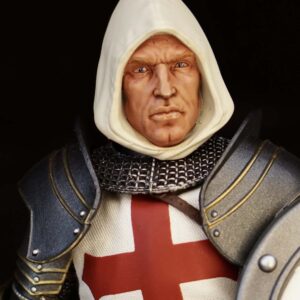 Hooded templar painted headsculpt