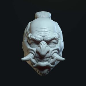 Kenshin Samurai HALF oni mask