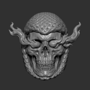 Chanmailed skull fire eyes RPM