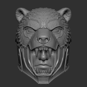 Bear Knight (exposed face)