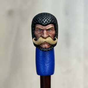 Chainmailed Knight roll moustache