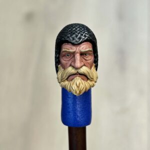 Chainmailed Knight blond full beard