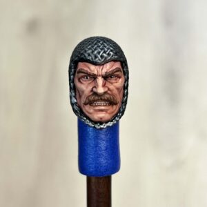 Chainmailed Knight angry expression